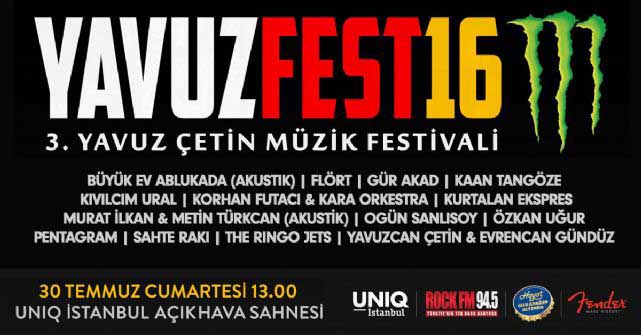 YavuzFest'ten Aklama Geldi