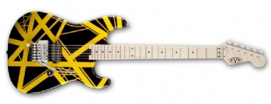 EVH Stripe Series Black with Yellow Stripes