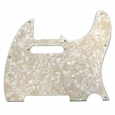 Fender Pickguard Tele 8 Hole 4-Ply Aged WMT